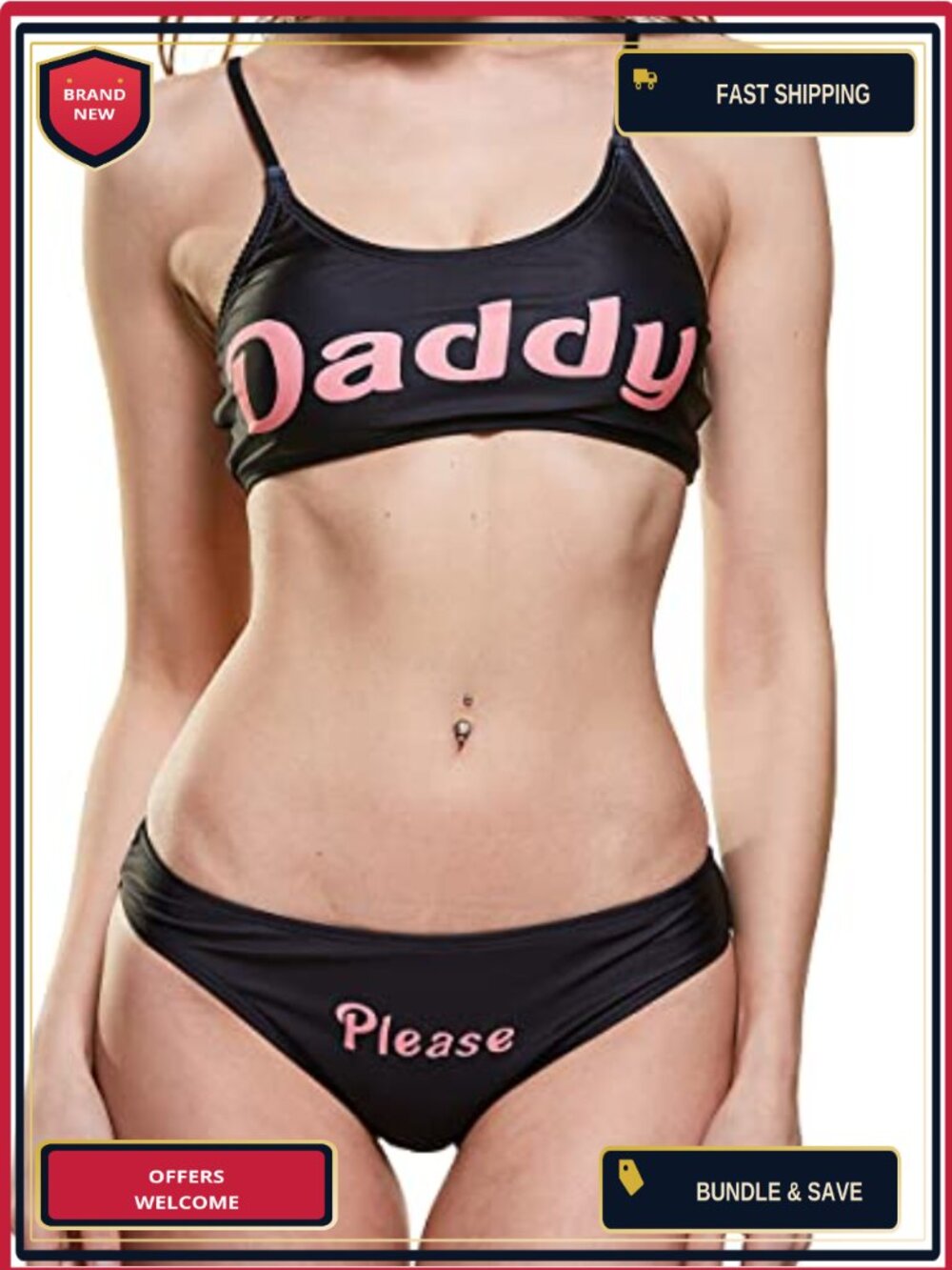 Cotton Anime Cosplay Bikini Set Bra Panty Japanese Swimwear Lingerie